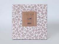 Простыня на резинке Капучино (цветы)