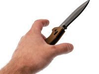 Складной нож Obertech ns-01 thumb stud, сталь VG-10, рукоять G10, койот