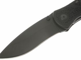 Складной полуавтоматический нож Kershaw Blur All Black, сталь Sandvik 14C28N, рукоять алюминий/Trac-Tec