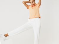 Женское поло Lacoste Slim Fit из эластичного хлопка