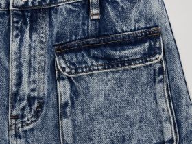 Джинсовая юбка мини