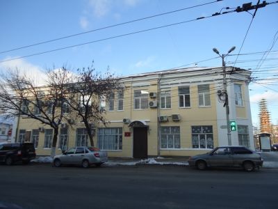 Здание, в котором с ноября 1917 г. по январь 1918 г. находились губком партии и редакции газеты “Приволжская правда”