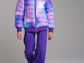 Куртка текстильная с полиуретановым покрытием для девочек