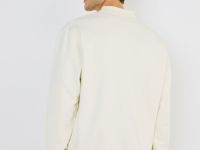 Джемпер с воротником-поло, Белый