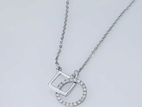 Колье из белого золота э4712кл02211042