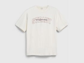 Футболка с принтом, Белый