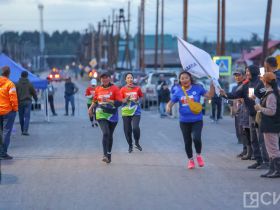 Около 700 участников. Впервые на Играх Манчаары провели массовый забег