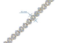 Браслет из желтого золота э0312бр11231273