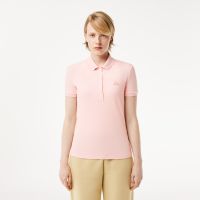 Женское поло Lacoste приталенного кроя из эластичного хлопка