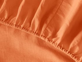 Простыня на резинке Vivid orange