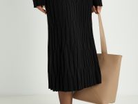 Вязаная юбка силуэта трапеция