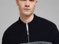 Кардиган на молнии с шерстью