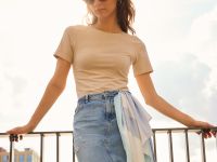 Платок шейный Божественный/Divina, голубой I