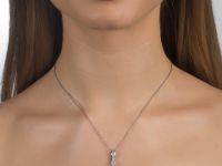 Классическая подвеска из серебра э0612пд12190140_white