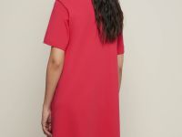 Платье А-силуэта из трикотажного интерлока