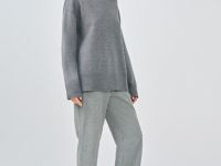 Утеплённые брюки, Серый