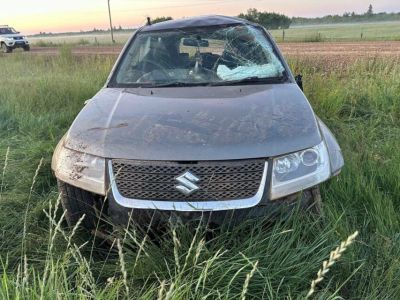 Подросток за рулем опрокинул автомобиль в Олекминском районе