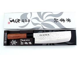 Нож кухонный для овощей Накири Kanetsune, сталь DSR1K6, рукоять pakka wood