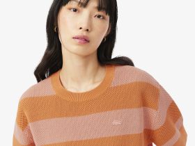 Женский свитер с коротким рукавом Lacoste