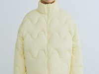 Короткая утеплённая куртка, Желтый