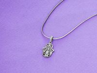 Классическая подвеска из белого золота с бриллиантом э4701пд05184300