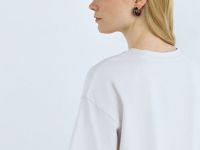 Футболка с цветочным принтом, Бежевый