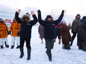 В Якутске стартовал международный фестиваль ледовых скульптур
