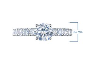 Кольцо из белого золота э4712кц04202741