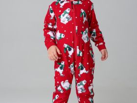 Пижама-комбинезон детская трикотажная для девочек