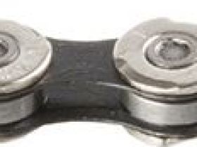 Цепь KMC X12 12 скоростей, замок (серебристый / черный 126 звеньев)