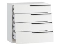 Комод Кимбол 90x90 Белый/Черный