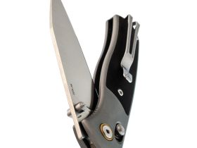 Складной нож SRM Medal 259L-AK, сталь 14C28N, рукоять эбен