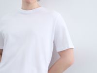 Базовая белая футболка из тонкого хлопка Глория Джинс