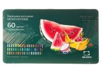 Набор пастельных карандашей монолитов Малевичъ "GrafArt", 60 цветов