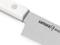 Нож кухонный универсальный Samura "HARAKIRI" (SHR-0023W) 150 мм, сталь AUS-8, рукоять ABS пластик, белый