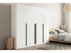 Распашной шкаф Кимбол 4-240x240 Белый