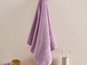Полотенце махровое Piega, сирень