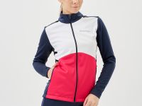 Тренировочная куртка Nordski Advance White/Pink/Blueberry W
