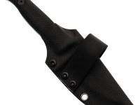 Туристический нож Маус, сталь AUS-10Co, рукоять черный G10, прямые спуски