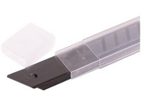 Лезвия для канцелярских ножей OfficeSpace 18 мм, 10 шт., в пластиковом пенале