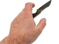 Фиксированный нож Exodus EDC Карма Варн №1, сталь VG-10, рукоять G10, олива