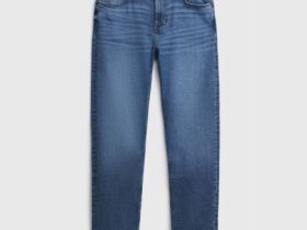 Зауженные джинсы, Синий