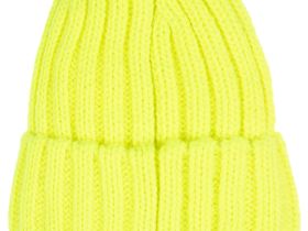 Шапка вязаная с отворотом для девочки