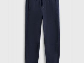 Джоггеры из эластичной ткани, Голубой