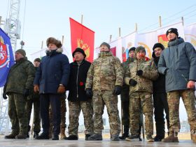 Трофейную технику и геройский танк «Алеша» выставили в Якутске