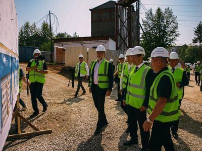 В Нижнем Куранахе продолжается строительство жилого дома для работников «Полюс Алдана»