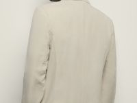 Однобортный пиджак с добавлением льна