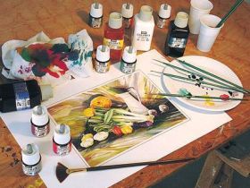 Чернила акварельные Pebeo "Colorex" 45 мл №44 Зеленый ориент