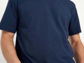 Футболка из хлопка свободного силуэта