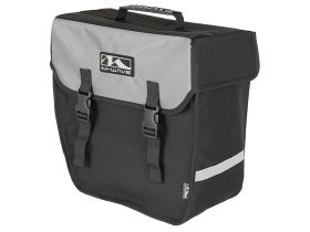 Боковая багажная сумка ACME M-Wave Amsterdam Single (черный / серый 18 литров)